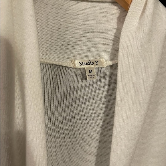 Off-White Open Front Cardigan - Picture 2 of 3